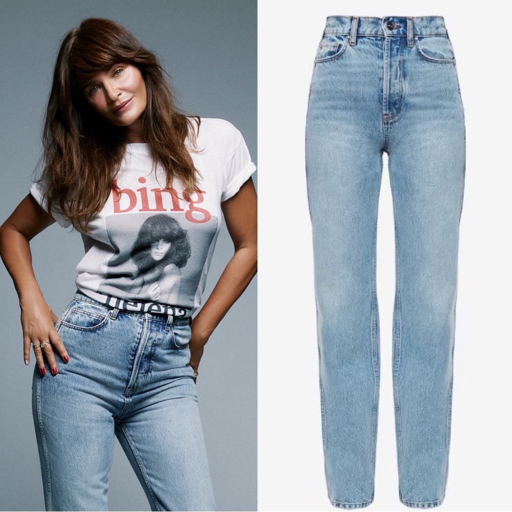 Anine Bing x Helena Christensen Kat High Rise Jeans 30